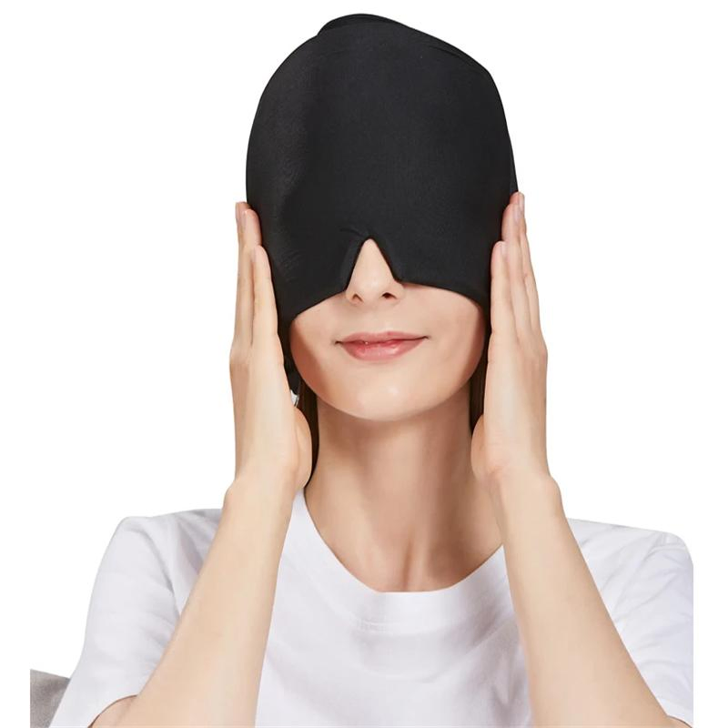 Custom Reusable Headache Ice Gel Pack Migraine Relief Cap