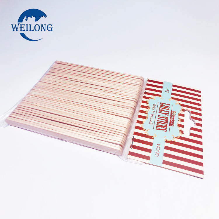 Disposable Ice Cream Stick Creativity Popsicle Crafts Wooden Icecream Sticks