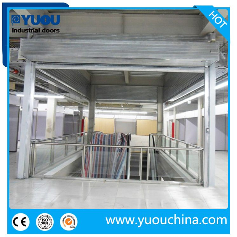 Double Layer Insulated Fire Rated Gi Roller Shutter Slats/ Rock Wool