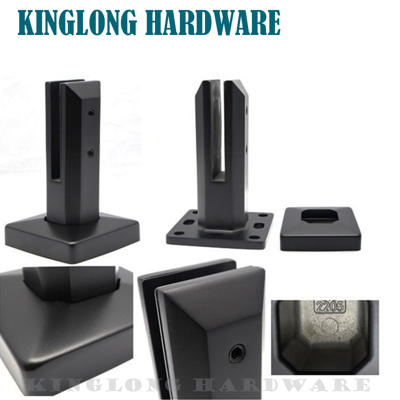 Stainless Steel Swimming Pool Glass Railing Frameless Glass Spigot