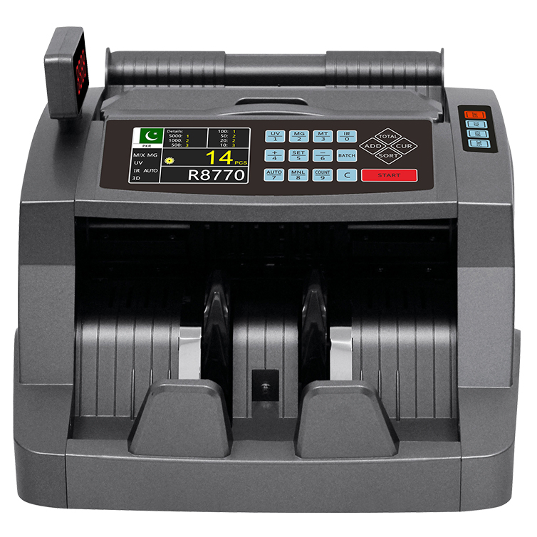 Euro Mixed Denomination Bill Counter Machine Money Currency Counting Machine