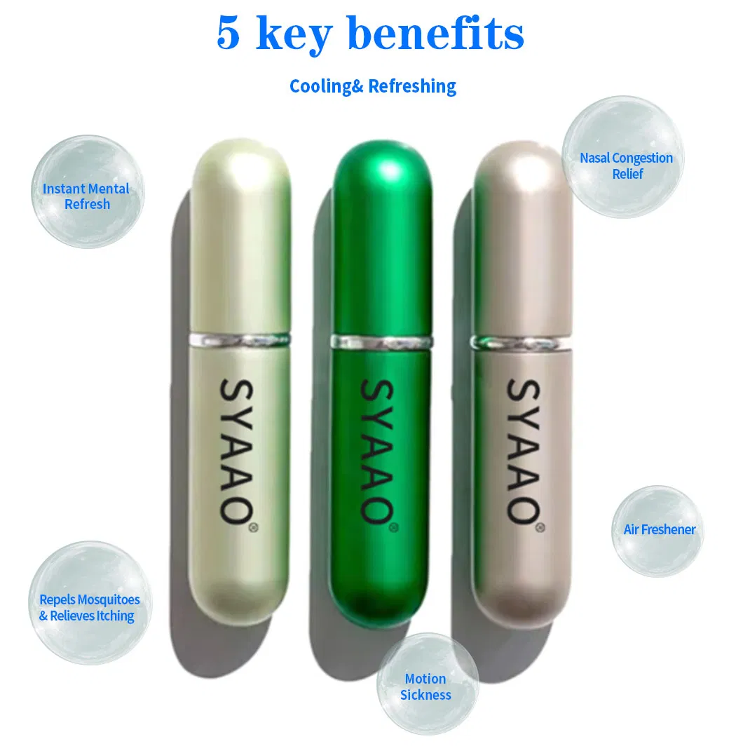 1piece Thailand Nasal Inhaler for Congestion / Headache / Motion Sickness