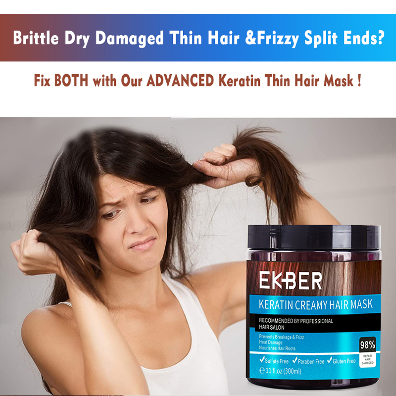 Wholesale Price Professional Salon Ginger Coconut Oil Treatment Hair Care Collagen Keratin Hair Mask