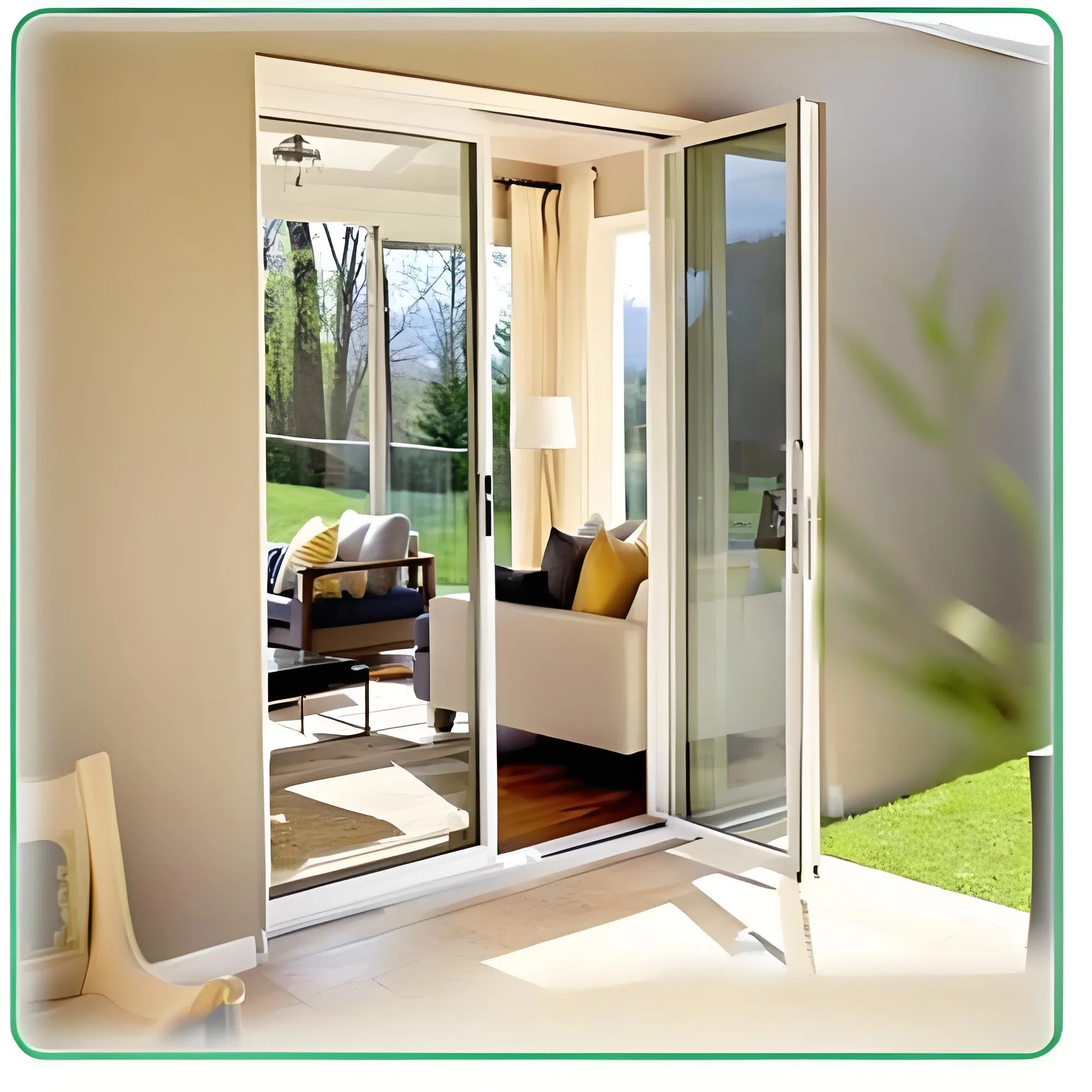 4mm Tempered Safety Glass for Door Installation