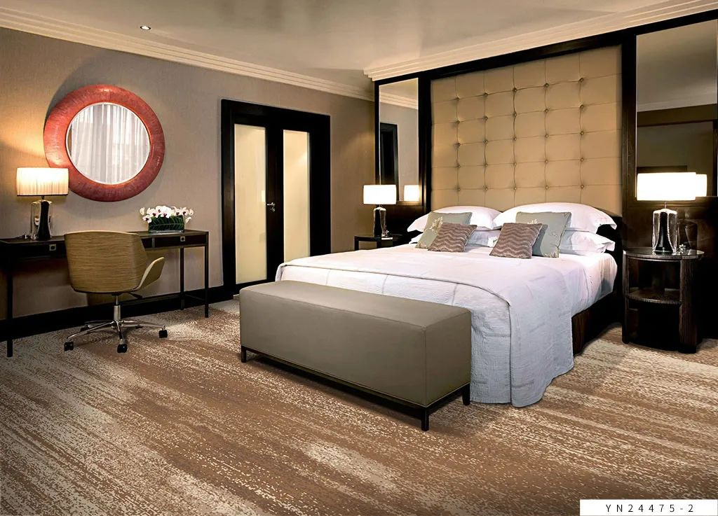 Wholesale Commercial High Pile Height Washable Printed Tufted Carpet for Hotel Room