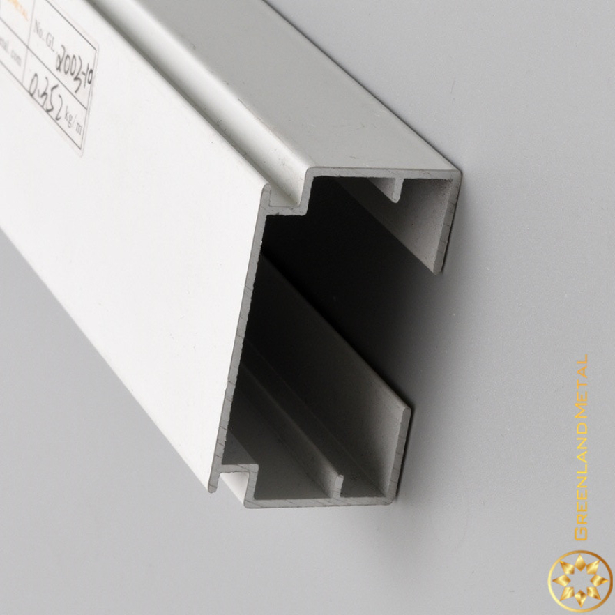 Aluminium Head Track for Vertical Blind with Powder Coating White to Africa