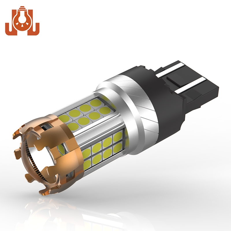 Светодиодные лампы T20 7443/7440 для авто, белые и янтарные