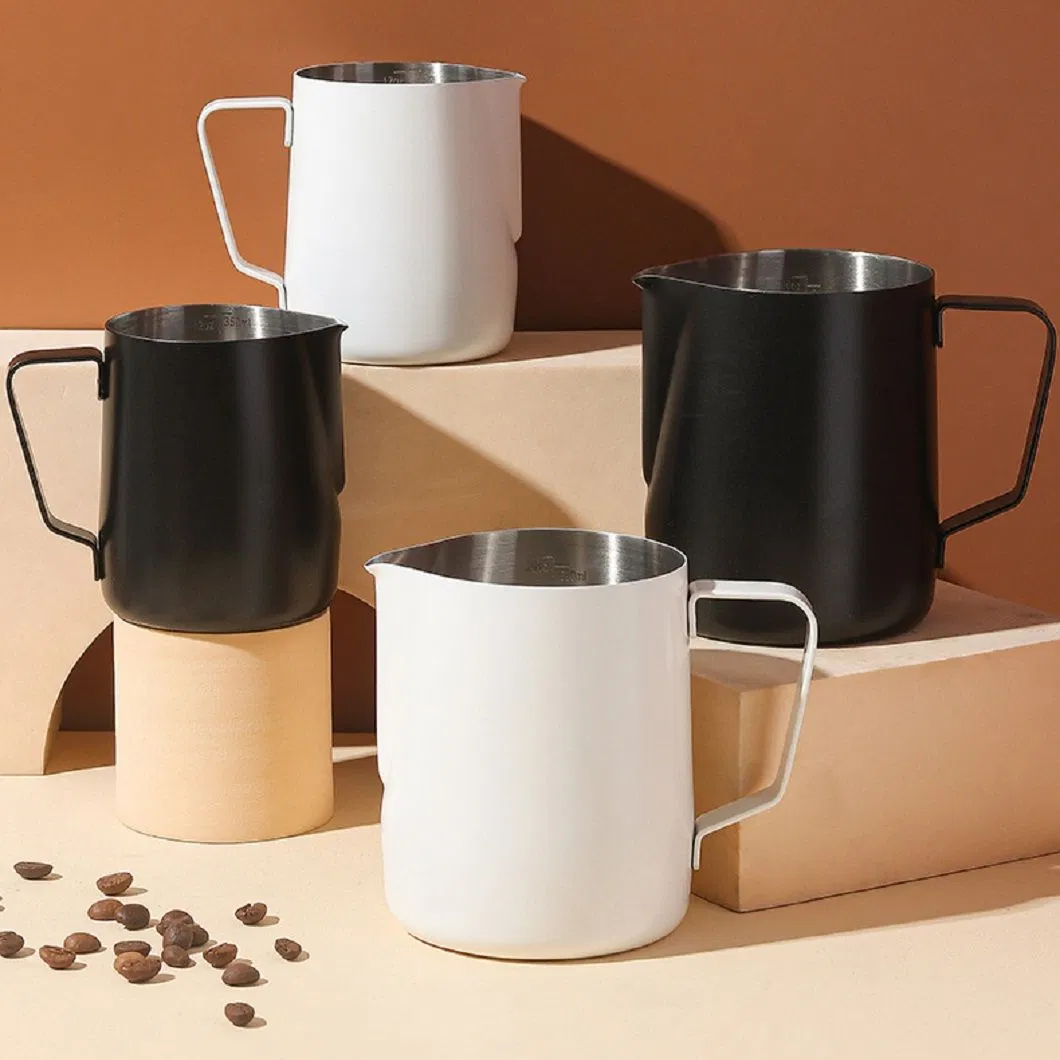 304 Stainless Steel Coffee Shop Barista Coffee Lovers Espresso Graduated Latte Cup Milk Frother Pitcher