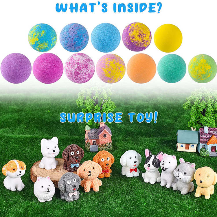 Factory Wholesale Handmade Organic Bubble Bath Bombs for Kids Gifts Set