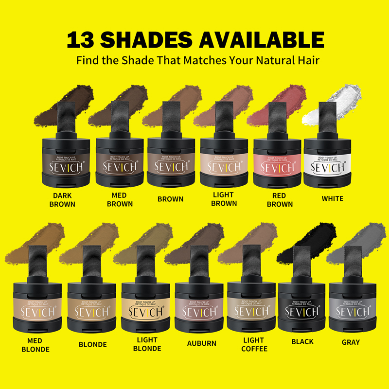 Root Cover up Hot Sale Custom Multi-Color Waterproof Hair Styling Hairline Powder