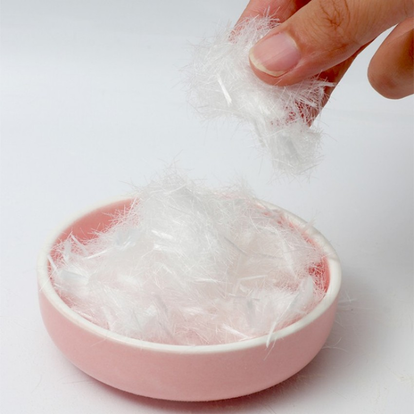 High Purity Low Price Synthetic Polypropylene Fiber Macro PP Fiber Concrete Fibers Use Concrete