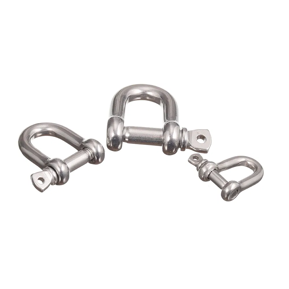 Carabiner Rigging Hardware Connector Stainless Steel Shackle for Chain Fittings