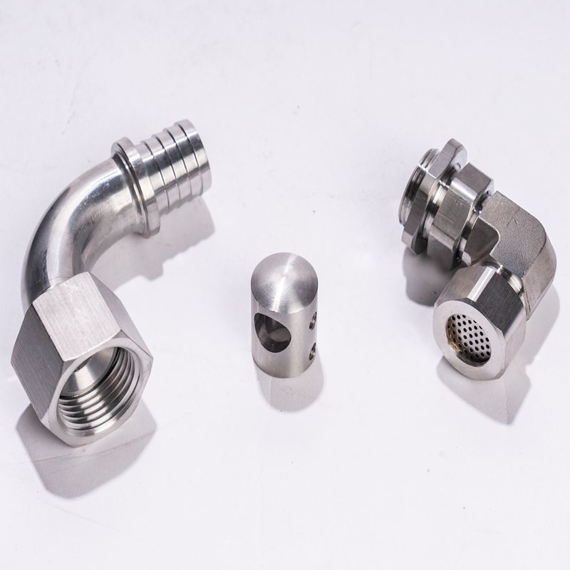 Custom Made Stainless Steel Hydraulic Adapter and Connections for High Pressure Hose Hydraulic Fittings Double Pipe Nipple
