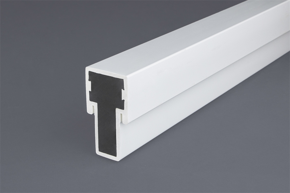 Elegant Wood Texture PVC Door Mull Post for Stylish Interiors