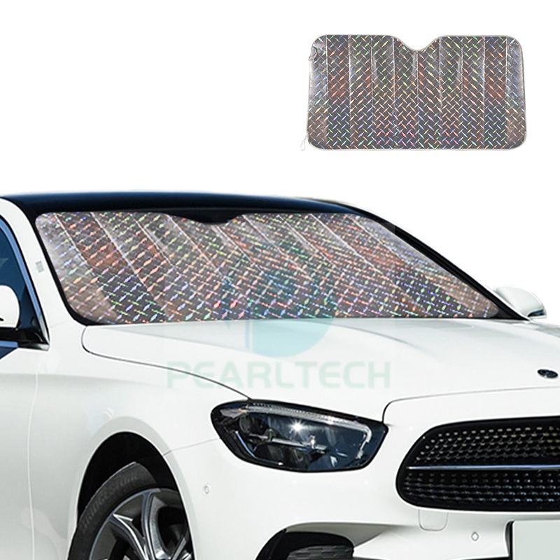 Rainbow Aluminum Film Backed Bubble as Sun Protection Cover for Truck Windows