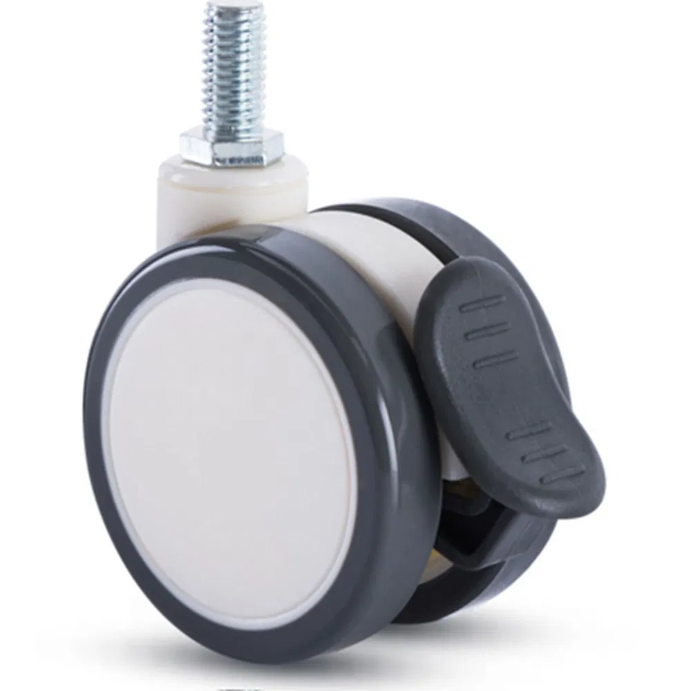 Reliable Threaded Stem Brake Medical Caster