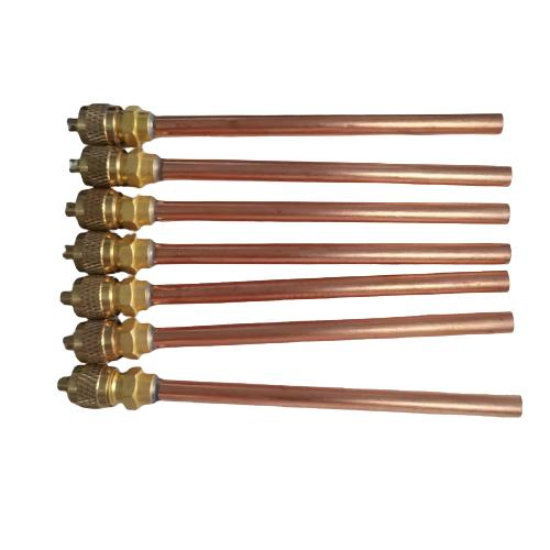 Copper 1/4 Pin Valve Refrigeration Parts Charging Valve/Access Valve for Air Conditioner