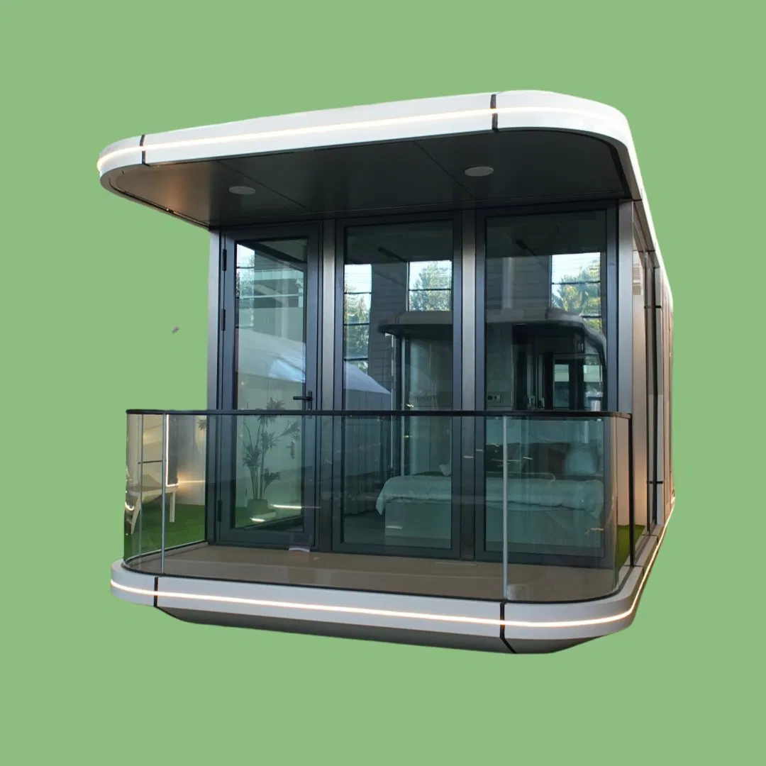 Modular Modern Prefabricated Outdoor Portable Mobile Vessel Space Capsule Hotel Container House Customize Tiny Homes Outdoor Prefab House Luxury Space Capsule