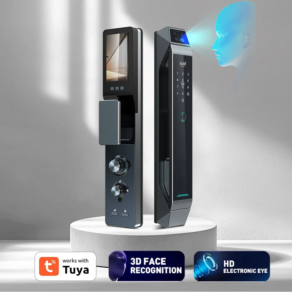 Premium Digital Fingerprint Door Lock with Video Intercom System