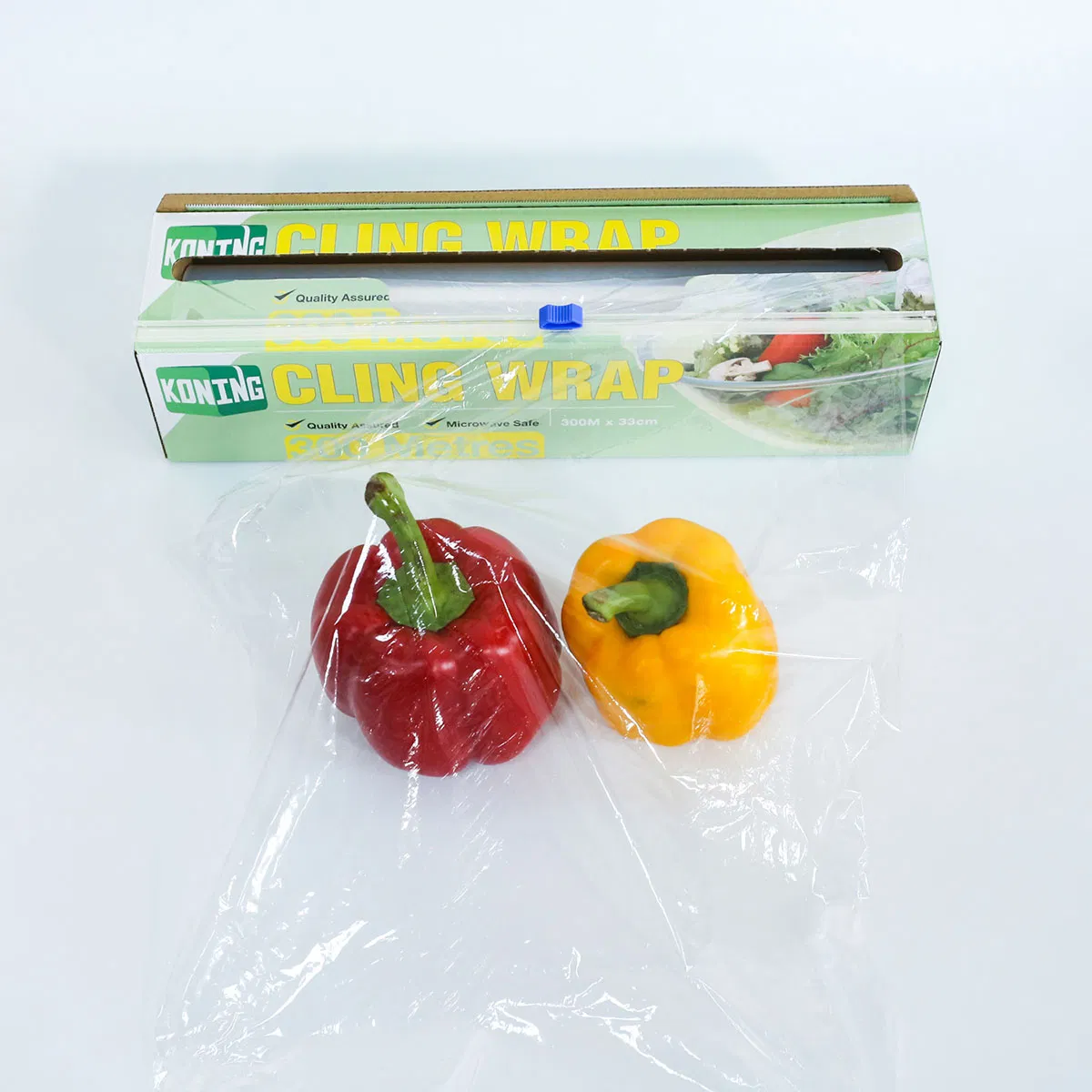 Wholesale OEM Food Packing Stretch PVC Food Cling Wrap Film Food Grade Jumbo Roll