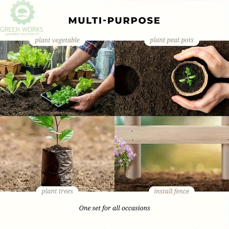 Best Auger Drill Bit for Garden Planting Drill Hole Bits in Hard Ground, Clay & Rocky Soil 1.96 3.15 3.94in