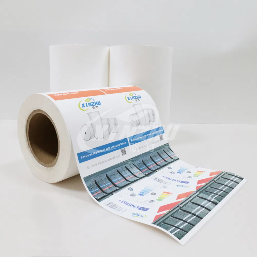 Custom Durable Pet Adhesive Letter Printing Sheet Stick Private Rubber Tyre Label Sticker for Car Motorcycle Vehicle
