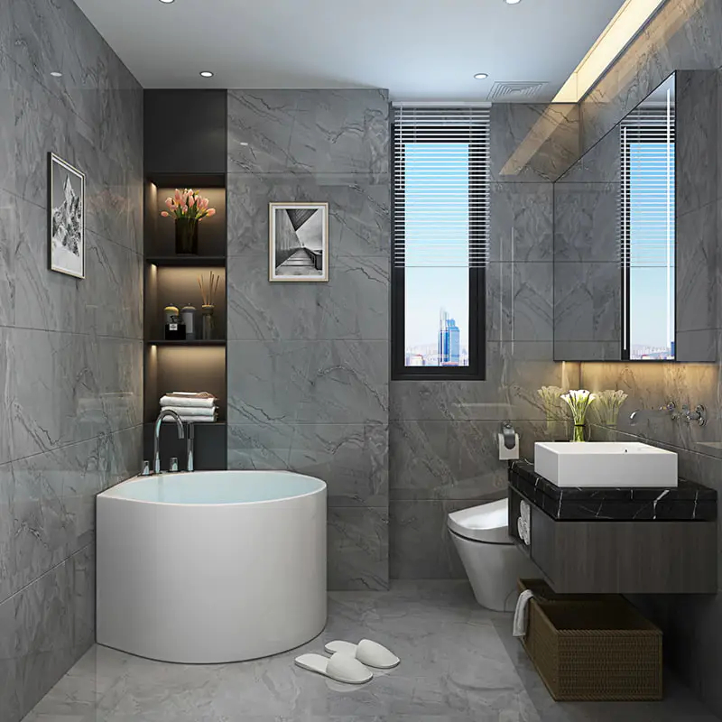 Акриловая ванна с гидромассажем для ванной комнаты