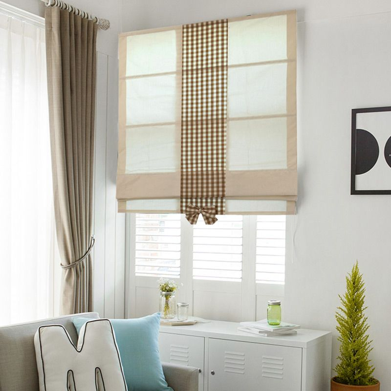 Colorful Curtain Customized Roman Blinds Window Shading