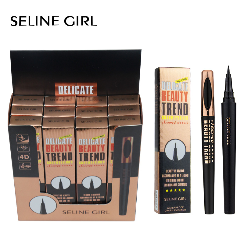 Seline Girl 1.6g 24 Hours Long-Lasting Black Waterproof Eyeliner Pen