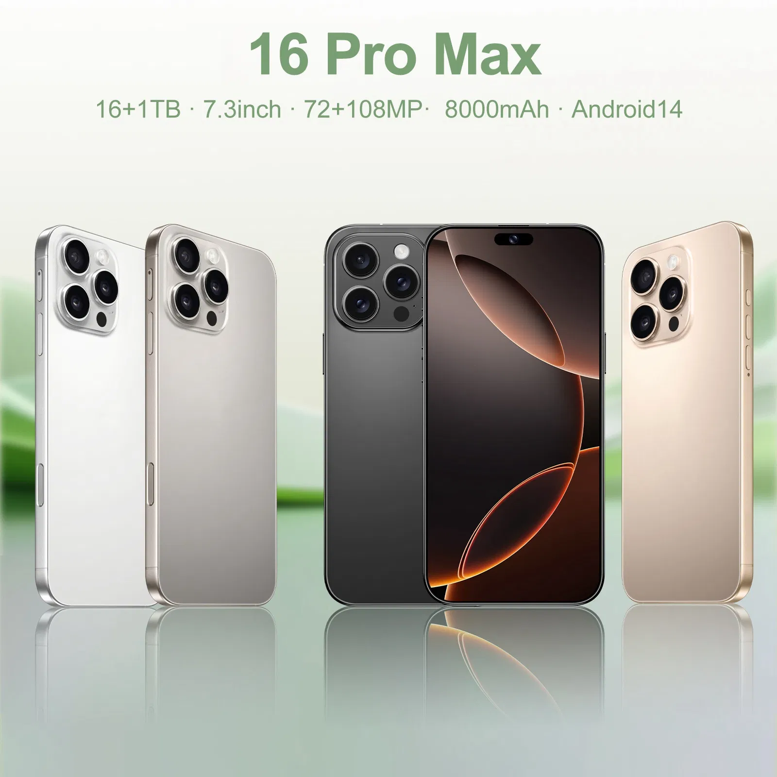 High-Performance Cell Smart Mobile Phone Best Price I14 I15 I16 PRO Max 16GB+1tb