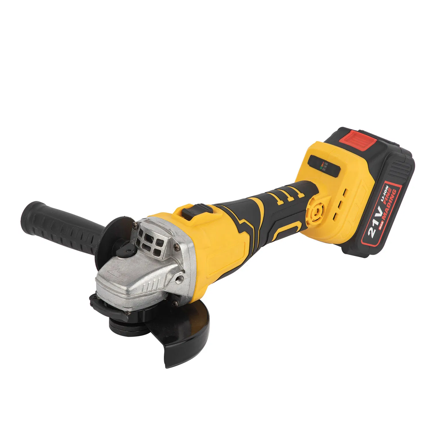 21V Cordless 100/115/125mm Professional Durable Switch Variable Speed Electric Angle Grinder Grinding Machine with Lithium Battery