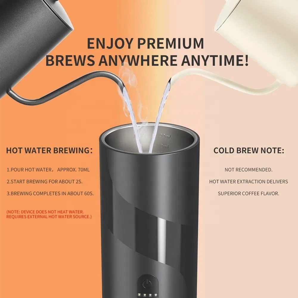 Portable Espresso Machine Travel Automatic Coffee Maker Outdoor Capsule Coffee Machine