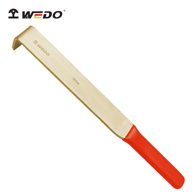 WEDO Scraper Non-Sparking Scraper Spark-Free Safety Deck Scraper Anti-Slip Handle Aluminium Bronze