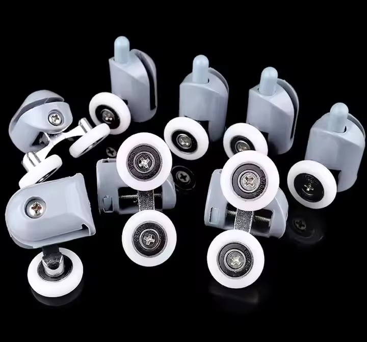 High-Quality Double Plastic Shower Door Roller for Effortless Sliding
