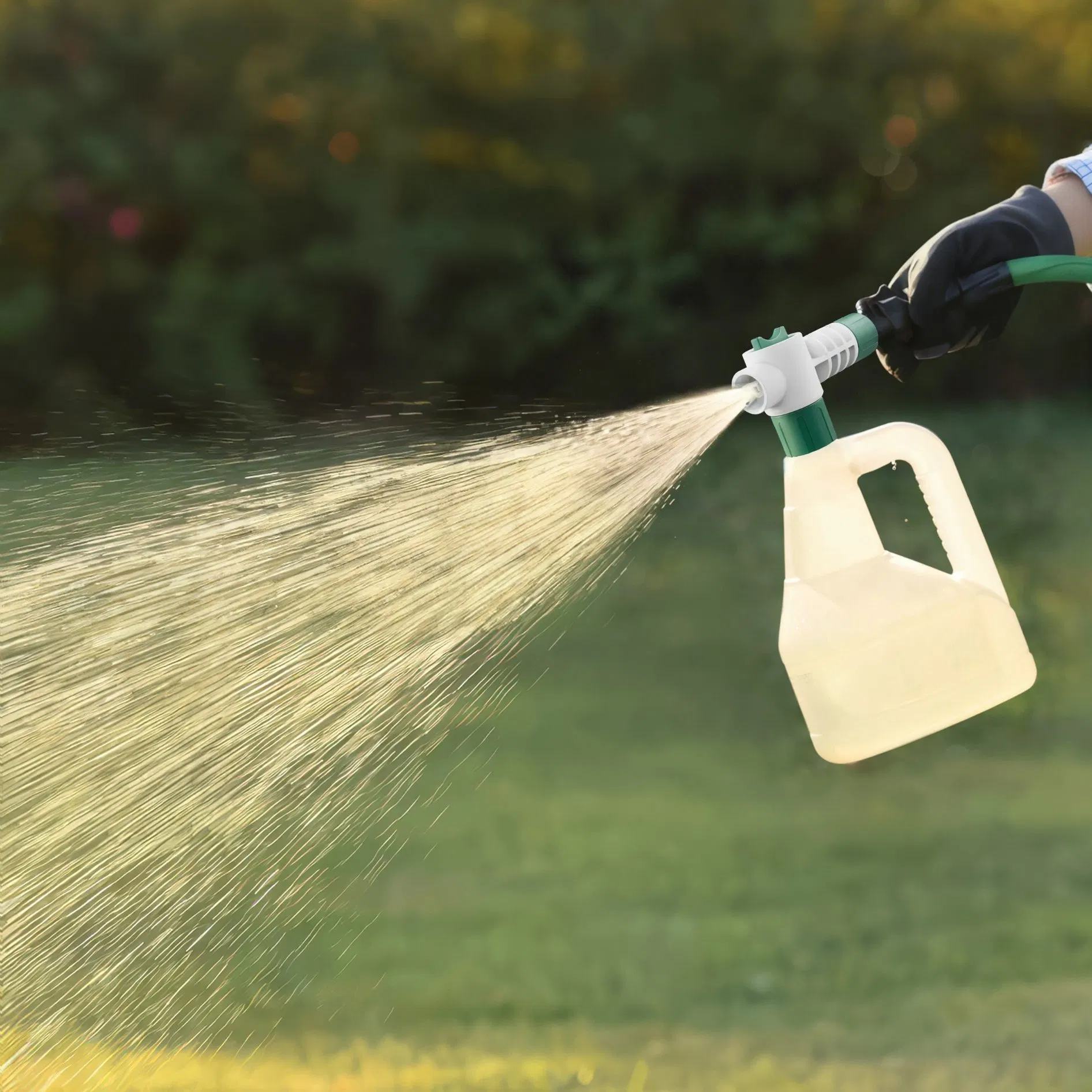 Hose End Fertilizer Sprayer Chemical Spray Nozzle Lawn Garden Use Fan Jet Sprayer