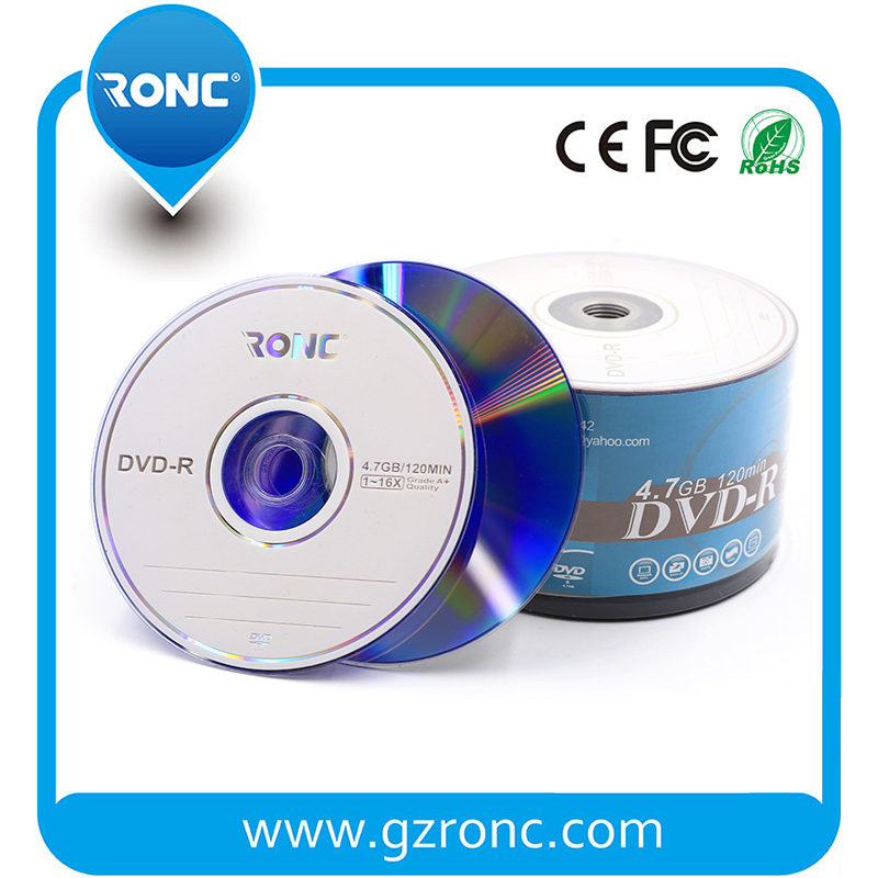 Чистые DVD-R диски 16X, 4.7 ГБ