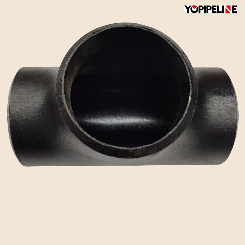 High Quality 304 Carbon Steel Stainless Steel Equal Tee Butt Welded Pipe Fitting