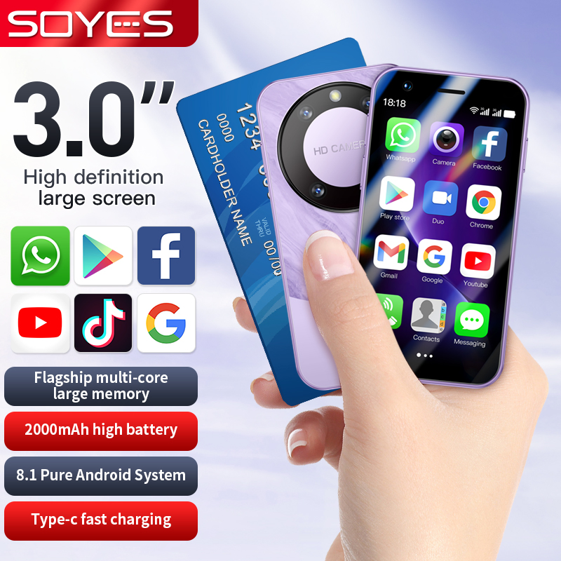 Soyes F8 PRO Max 3G Spec China Android Mobile Cell Handy Phone Bluetooth 4.0 1GB+16GB