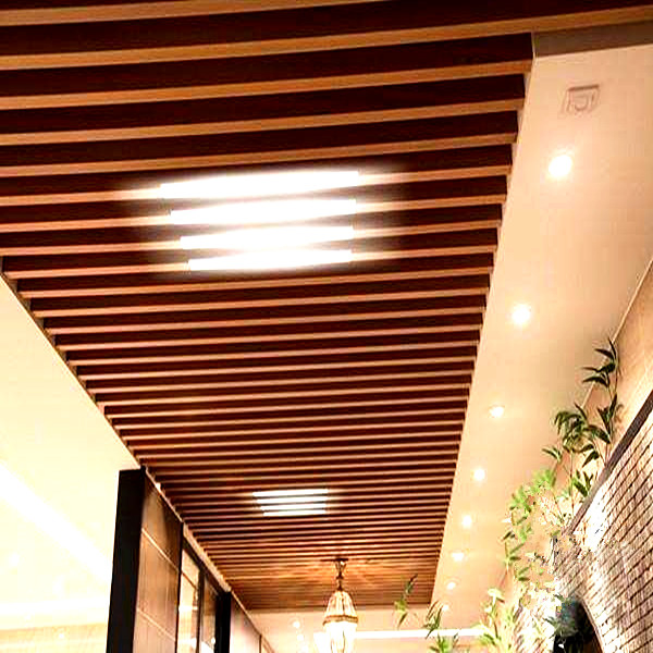 0.8mm Building Material Metal False Ceiling U-Shaped Aluminum Baffle Ceiling