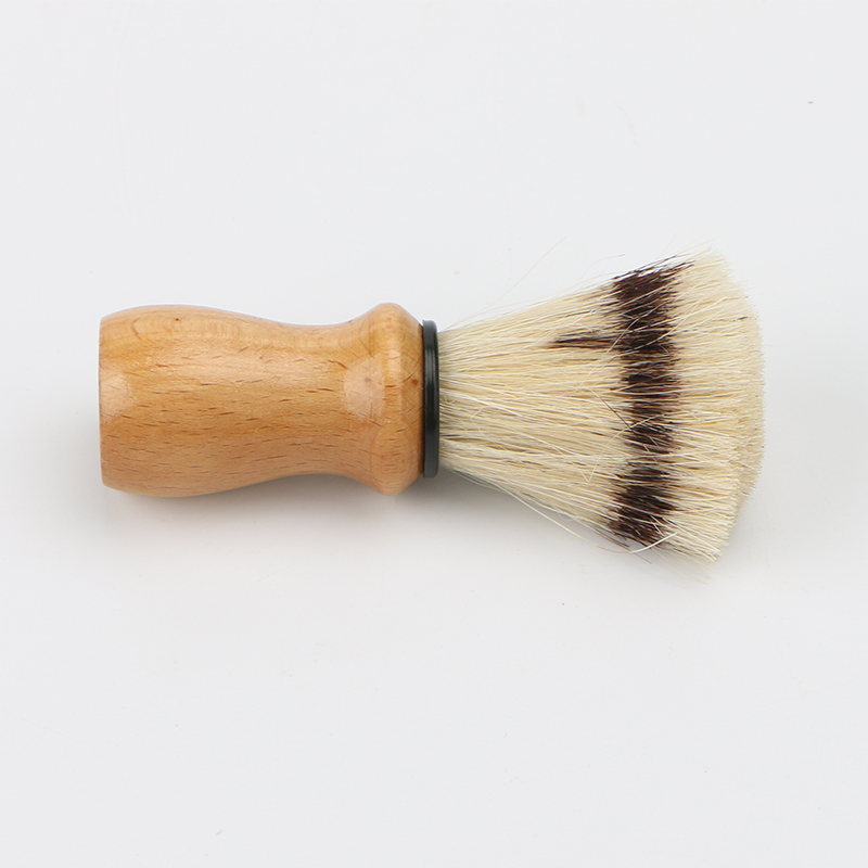 China Manufacturers Private Label Beard Brush Wood Handle Horse Hair Shaving Brush
