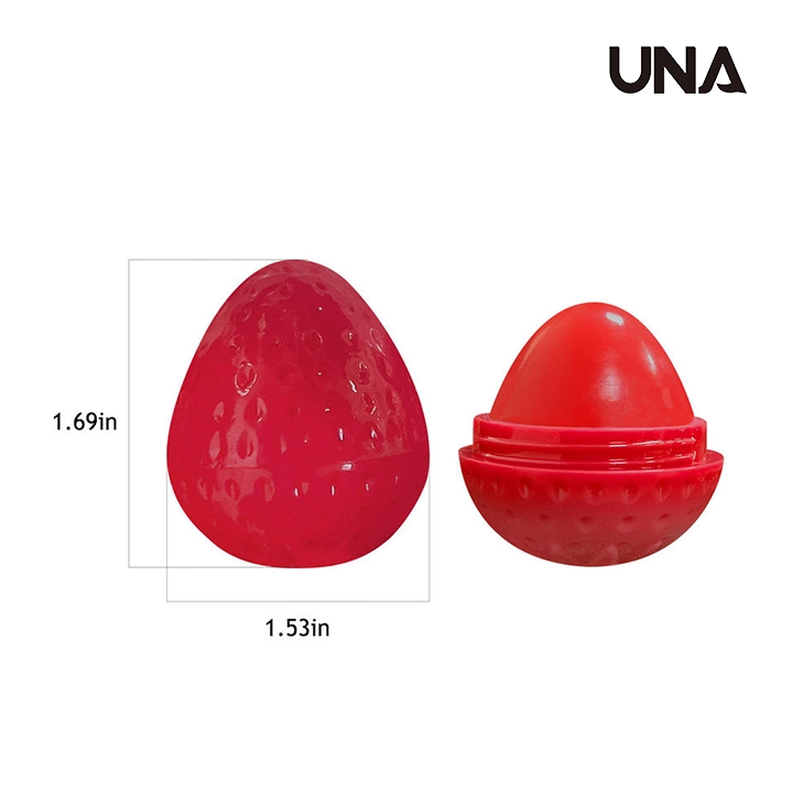 Strawberry Lip Balm Moisturizing Lip Balm Fruity Lip Gloss Cosmetics Makeup