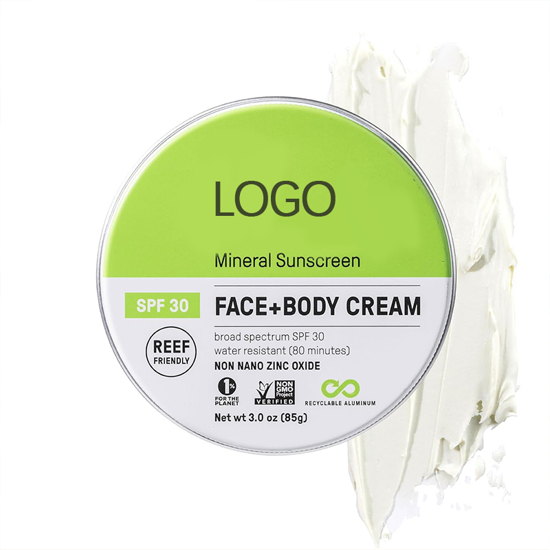 Beauty Cosmetics Skin Care Face Body Mineral Sunscreen SPF 30 Sunscreen Cream