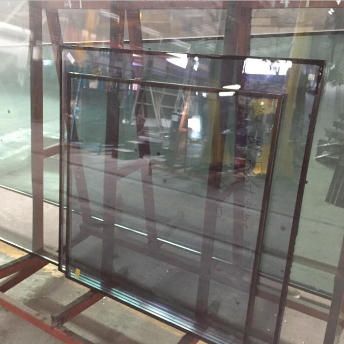Wholesale Price Insulated Tempered Low E Glass Unit Building Curved Double Glazed Glass Panel