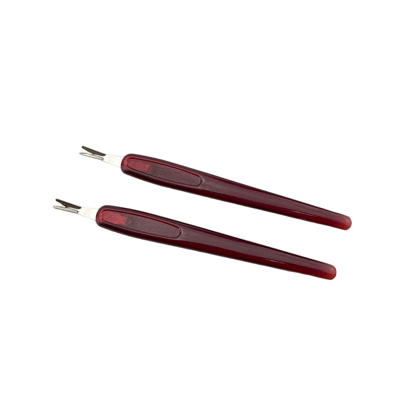 Nail Art Salon Dedicated V-Shaped Trimmer Stainless Steel Pointed Eyebrow Tweezer