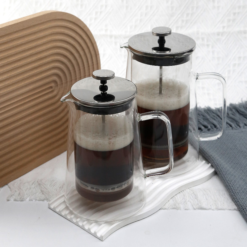 Френч-пресс из жаропрочного боросиликатного стекла