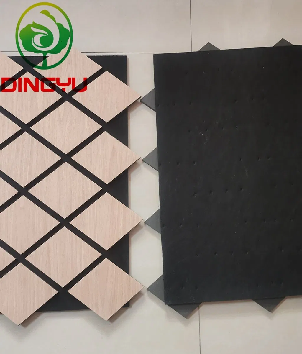 Sound Absorbing Proofing Boards Ceiling Pet Wood Slat Wall Soundproof Acoustic Panels
