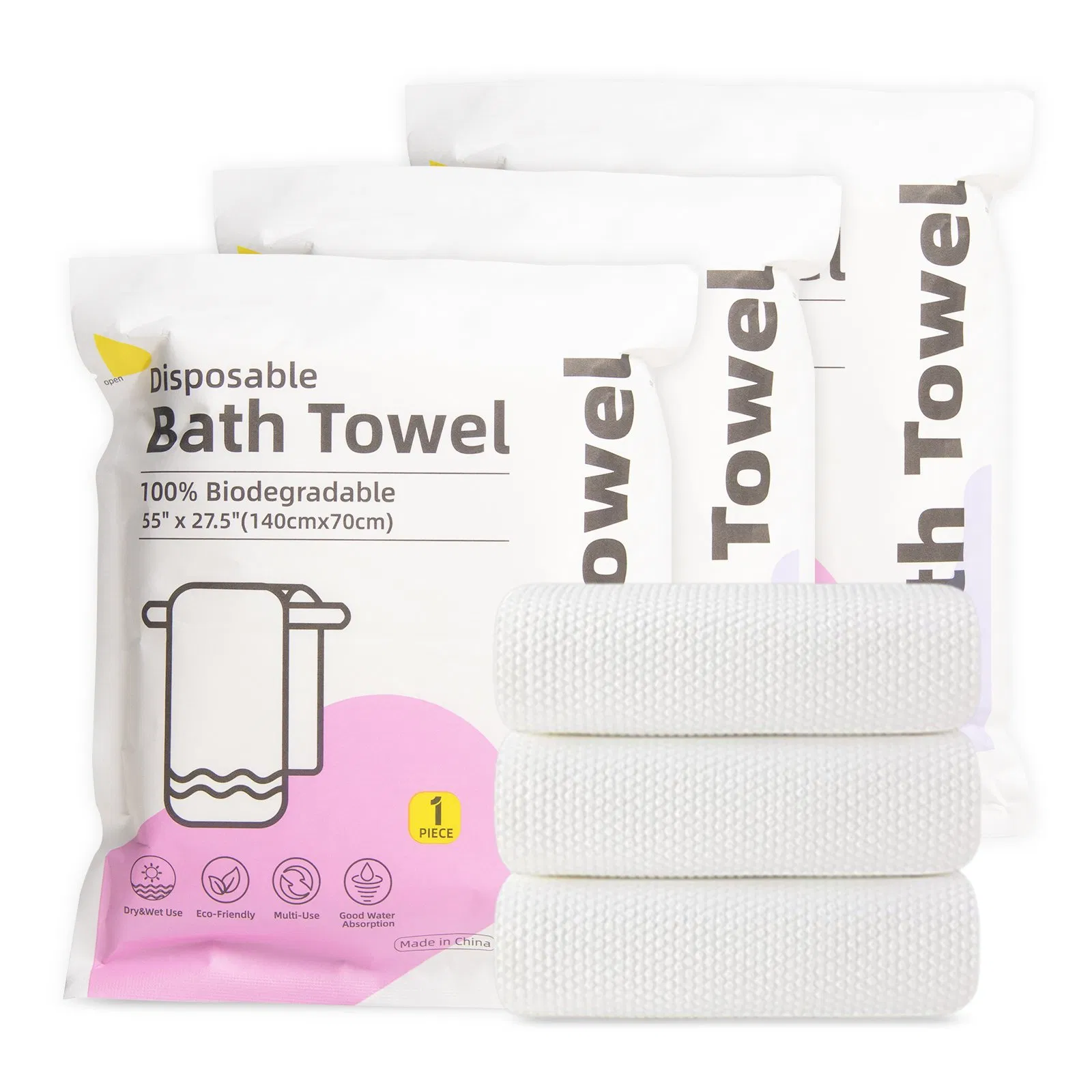 Disposable Absorbent Bath Towel Reay to Ship Wholesale