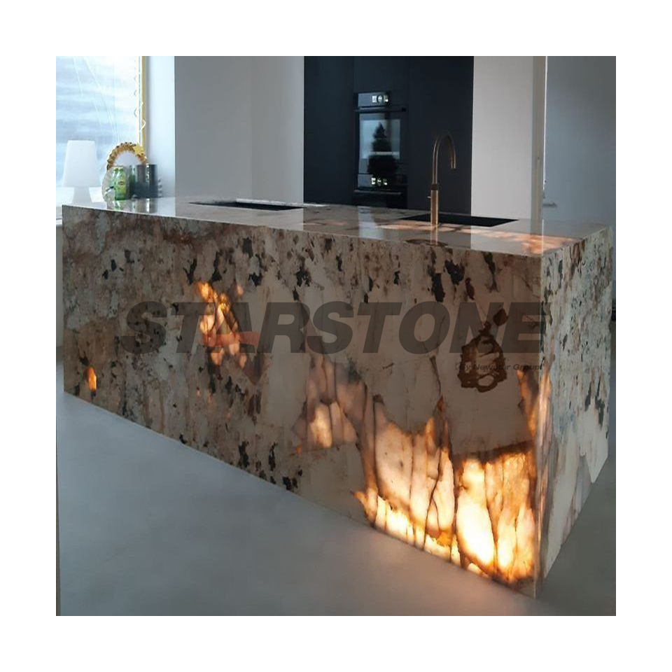 Translucent Marble Stone for Slab/Tile/Countertop/Backsplash