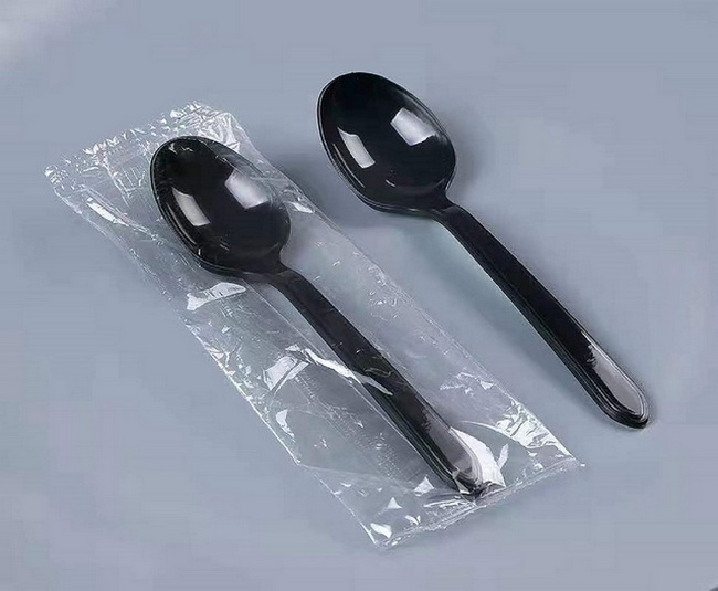 2.5g 2.8g White Medium Plastic Fork Spoon Knife Plastic Cutlery