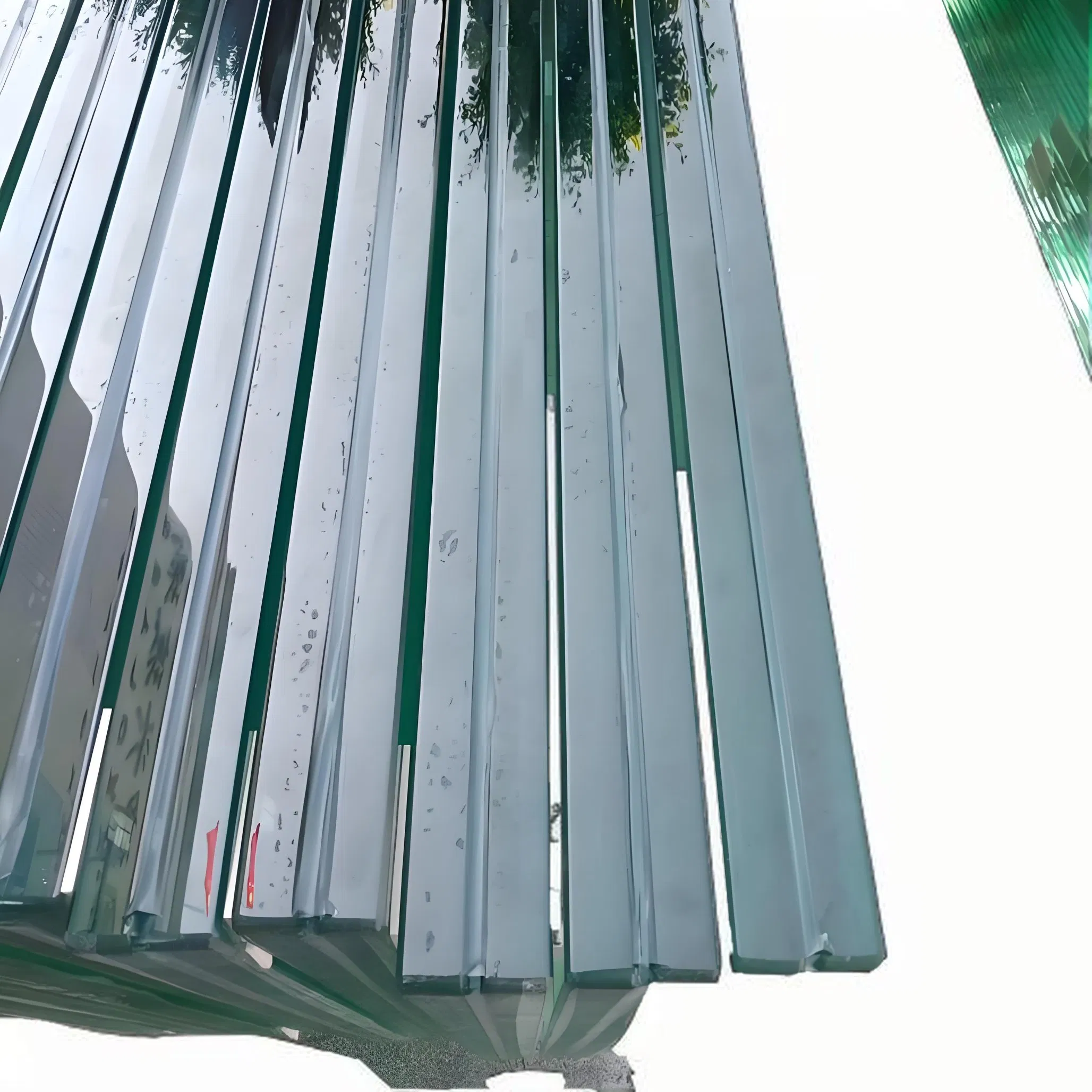 Customized Durable Sanded Glass 6+6mm Laminated Tempered Glass with 0.38mm PVB